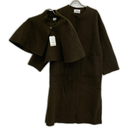 ReNorm by A.T リノームバイエーティー Khaki Wool Long Coat with Cape Coat