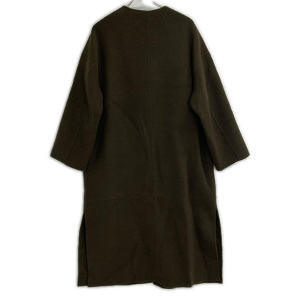 ReNorm by A.T リノームバイエーティー Khaki Wool Long Coat with Cape Coat