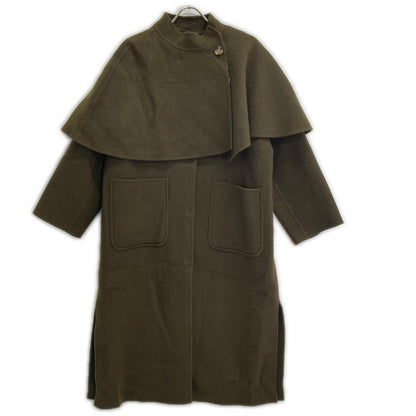 ReNorm by A.T リノームバイエーティー Khaki Wool Long Coat with Cape Coat