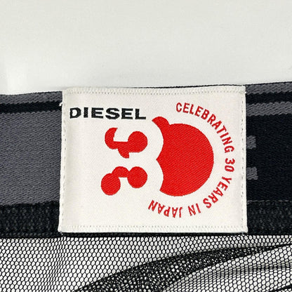 DIESEL ディーゼル ブラック ウエストゴム シアー チュールスカート スカート