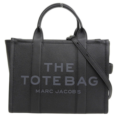 MARC JACOBS マーク ジェイコブス 美品 ザ レザートート バッグ ミディアム 2WAYショルダーバッグ トートバッグ レディース 黒 ブラック トートバッグ