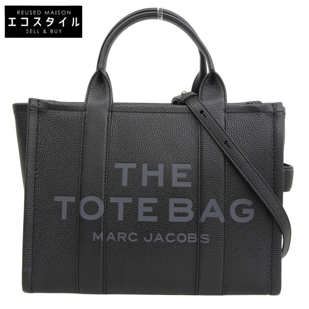 MARC JACOBS マーク ジェイコブス 美品 ザ レザートート バッグ ミディアム 2WAYショルダーバッグ トートバッグ レディース 黒 ブラック トートバッグ
