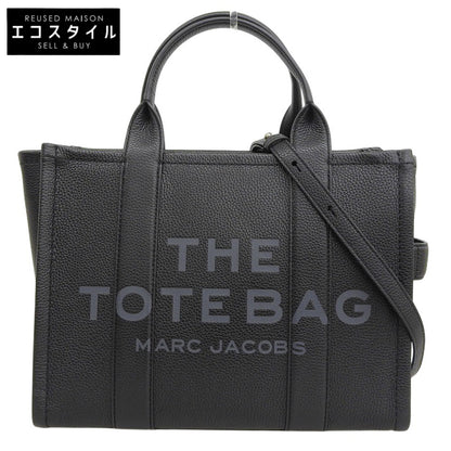 MARC JACOBS マーク ジェイコブス 美品 ザ レザートート バッグ ミディアム 2WAYショルダーバッグ トートバッグ レディース 黒 ブラック トートバッグ