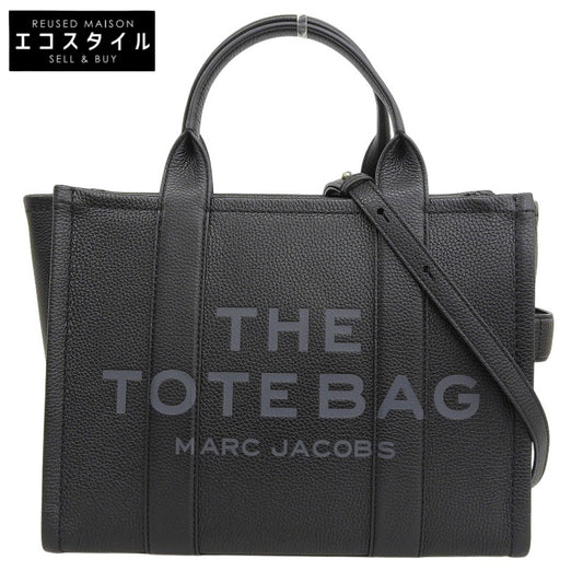 MARC JACOBS マーク ジェイコブス 美品 ザ レザートート バッグ ミディアム 2WAYショルダーバッグ トートバッグ レディース 黒 ブラック トートバッグ