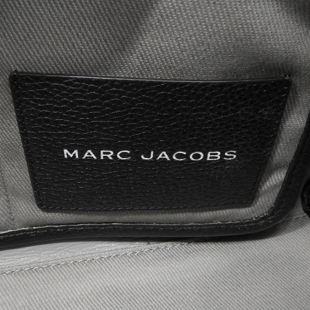 MARC JACOBS マーク ジェイコブス 美品 ザ レザートート バッグ ミディアム 2WAYショルダーバッグ トートバッグ レディース 黒 ブラック トートバッグ