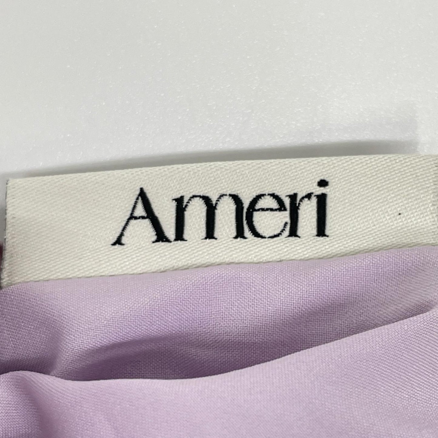 Ameri アメリ ピンク BUMPY GATHER BACK OPEN TOP/ノースリーブトップス トップス