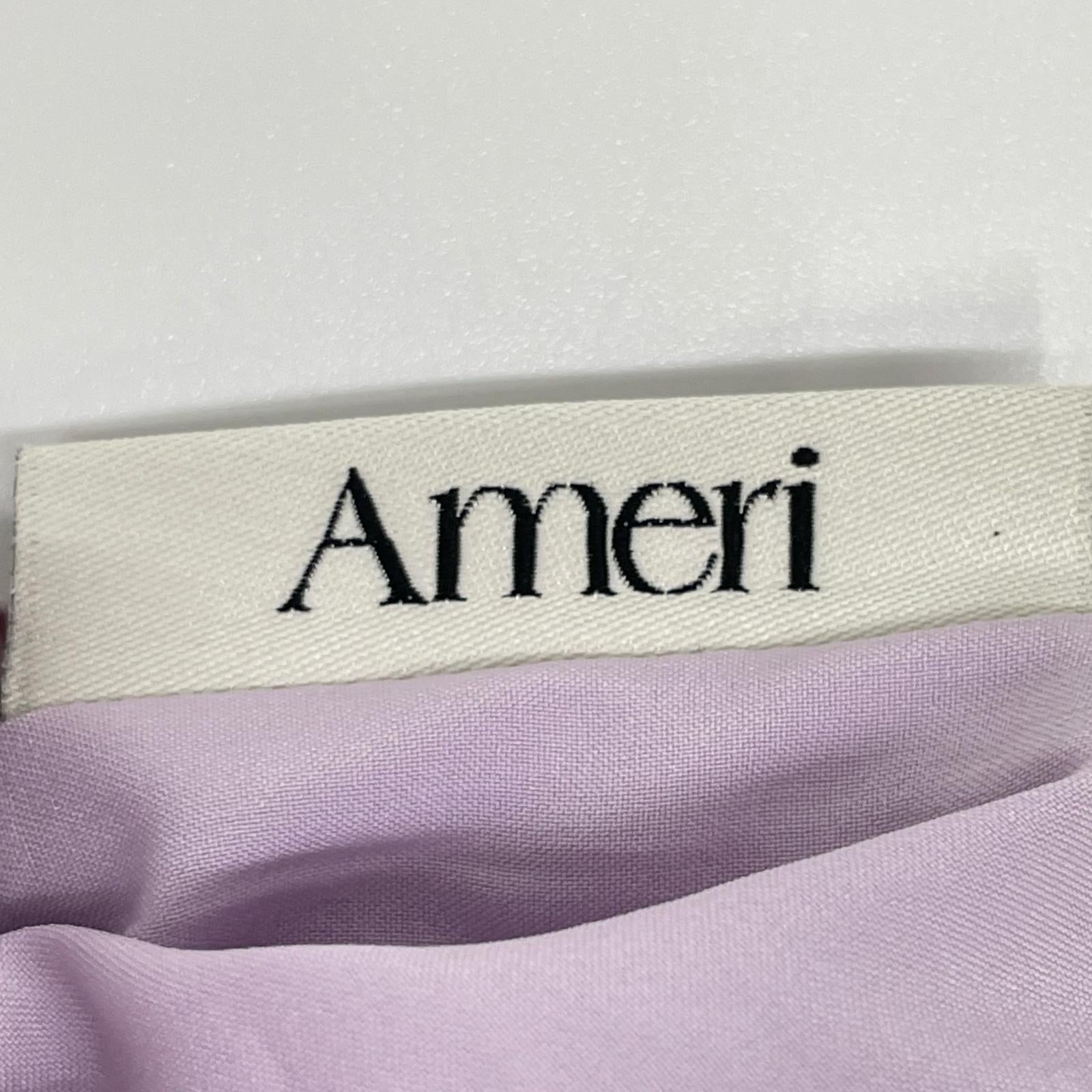 Ameri アメリ ピンク BUMPY GATHER BACK OPEN TOP/ノースリーブトップス トップス