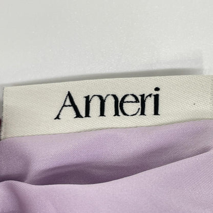 Ameri アメリ ピンク BUMPY GATHER BACK OPEN TOP/ノースリーブトップス トップス