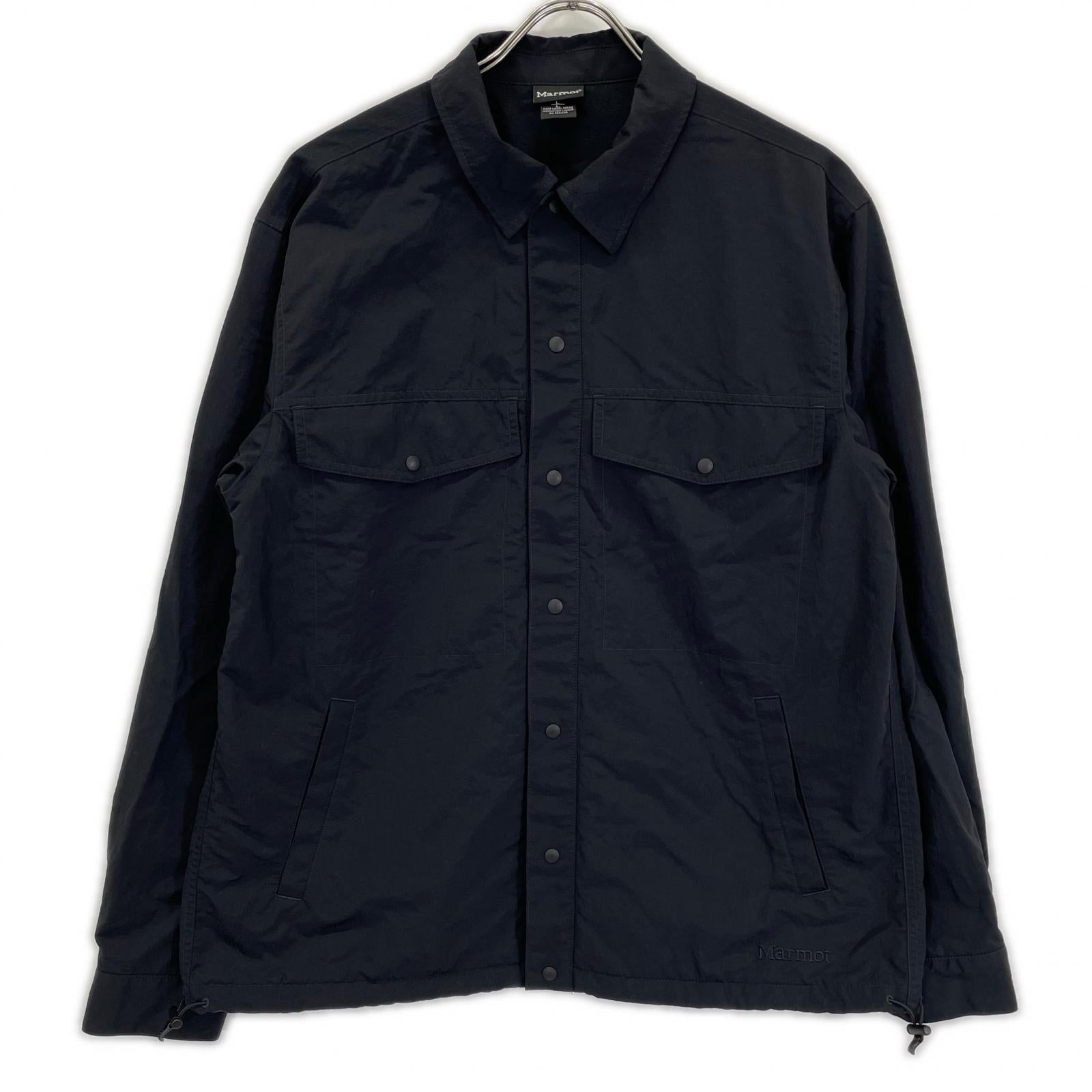 Marmot マーモット TSAMS055 ブラック ナイロン マウンテンシェルパ シャツジャケット ジャケット