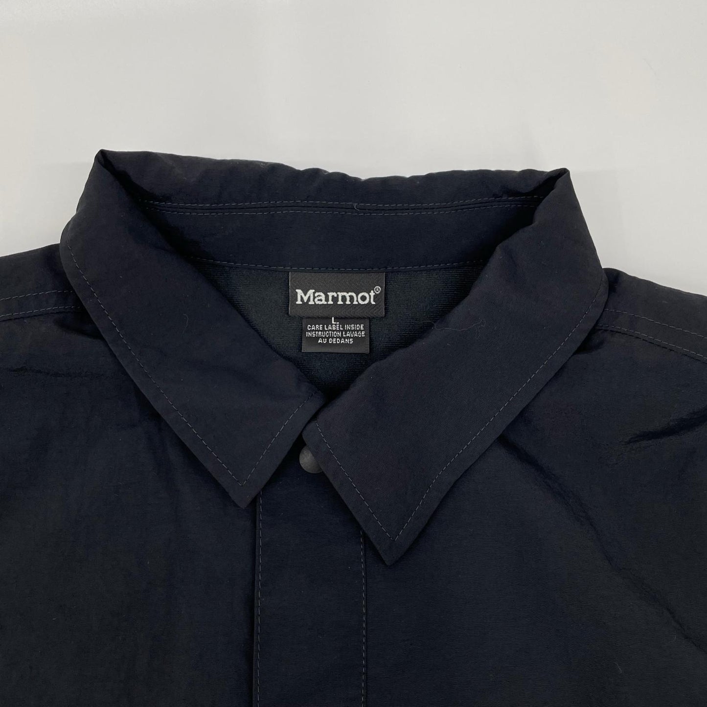 Marmot マーモット TSAMS055 ブラック ナイロン マウンテンシェルパ シャツジャケット ジャケット