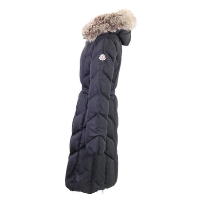 MONCLER モンクレール GENISSIAT ジェニシア ウエストベルト付 エコファーフーディダウン コート
