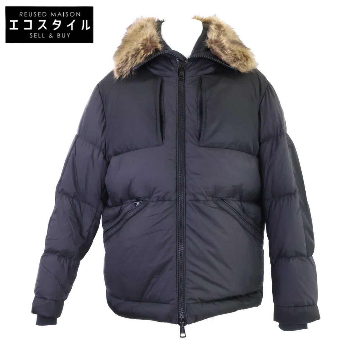 MONCLER モンクレール MEIDOB エコファー付フーディダウンジャケット ジャケット