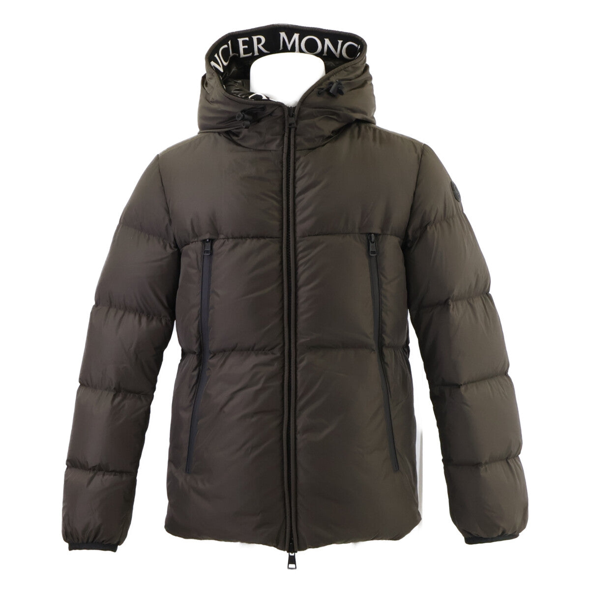 MONCLER モンクレール 【美品】MONTCLAR モンクラ 内側ロゴ刺繍グログランテープ フーディダウンジャケット ジャケット