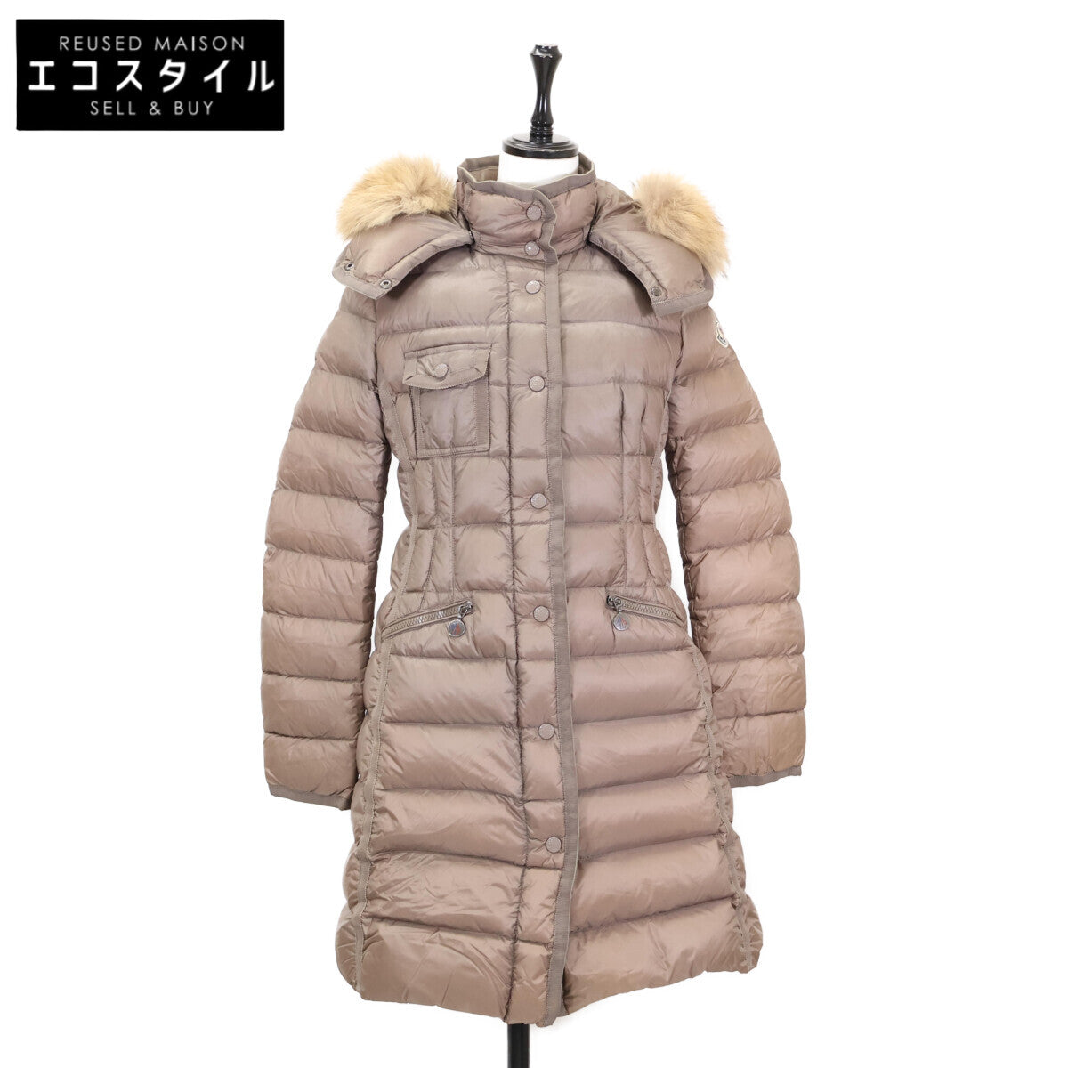 MONCLER モンクレール HERMIFUR エルミファー ファーフード付ダウン コート