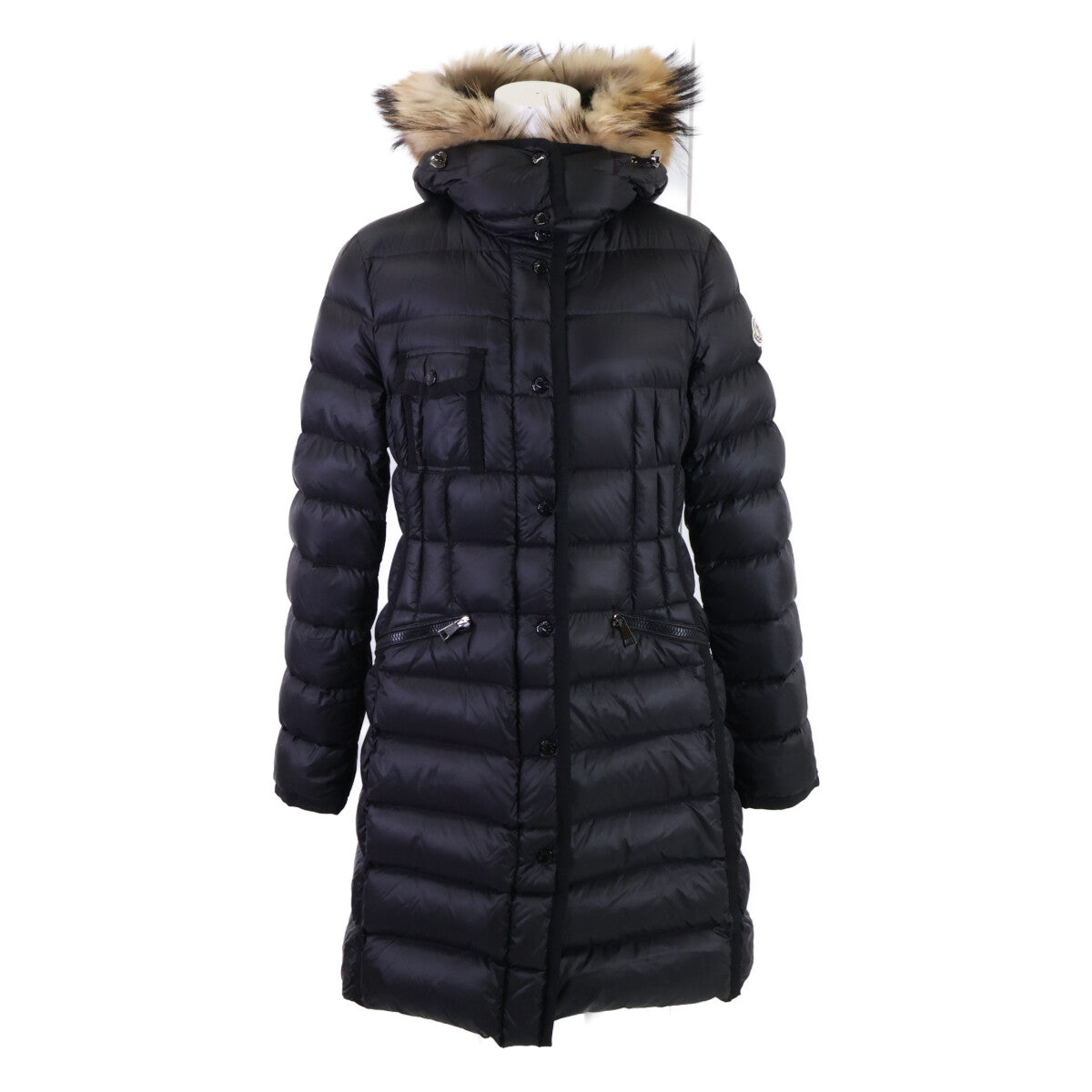 MONCLER モンクレール HERMIFUR/エルミファー ラクーンファー フーデッドダウンコート コート