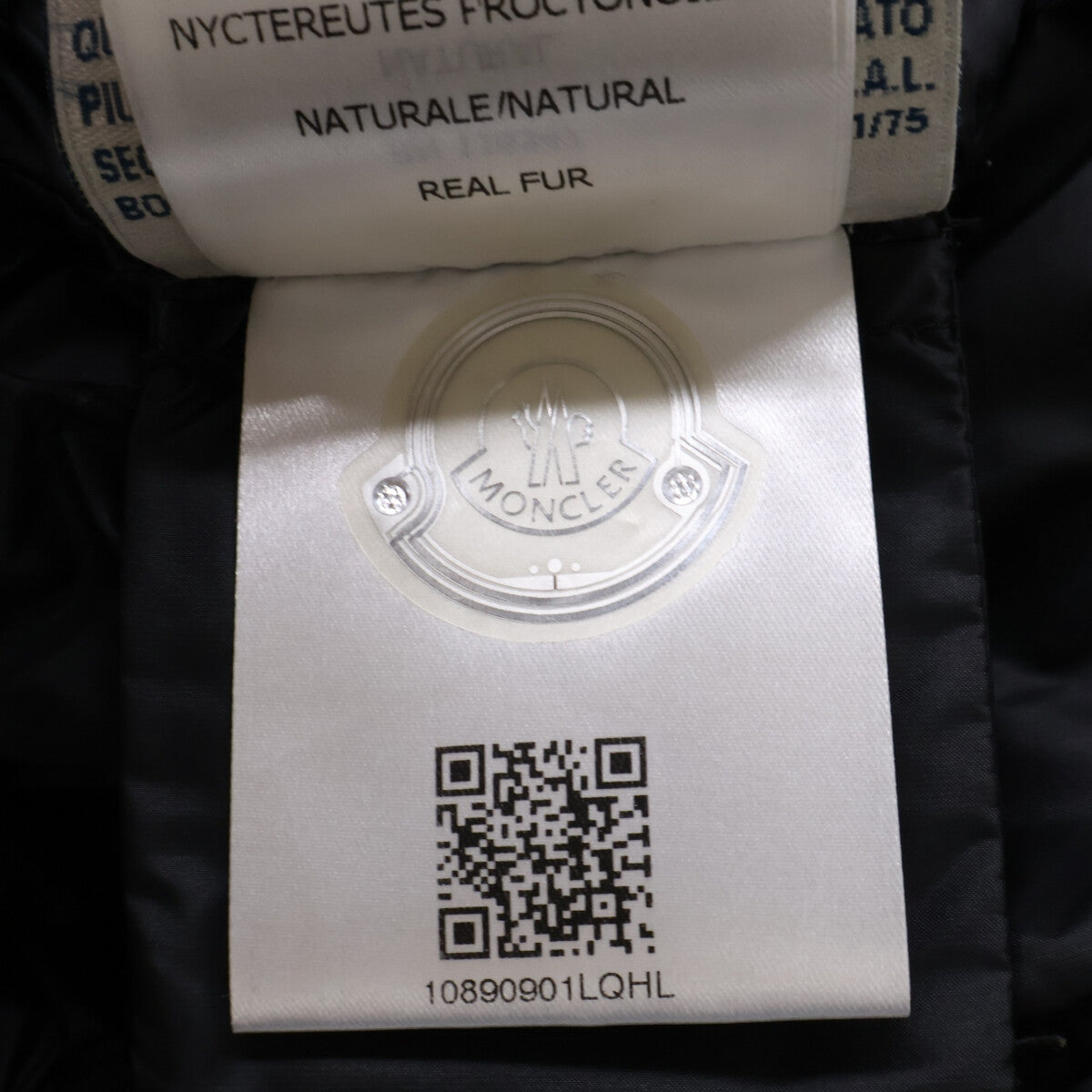 MONCLER モンクレール HERMIFUR/エルミファー ラクーンファー フーデッドダウンコート コート