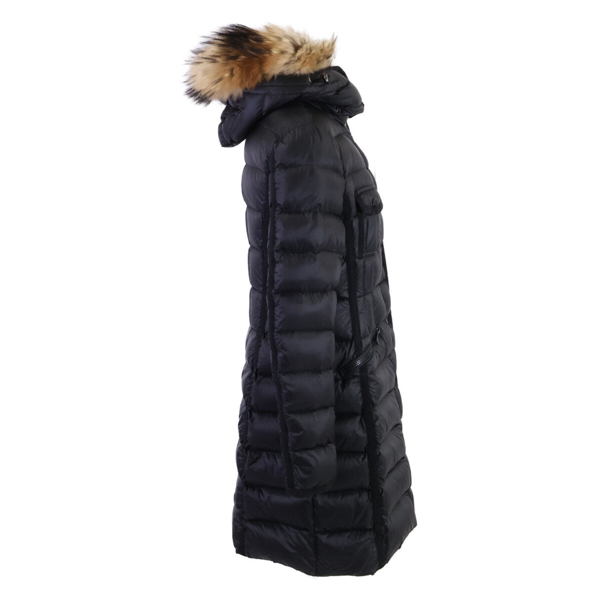 MONCLER モンクレール HERMIFUR/エルミファー ラクーンファー フーデッドダウンコート コート