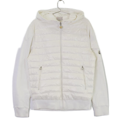 MONCLER モンクレール H10918G00009 MAGLIA CON CAPPUCCIO スウェット切替 フーディダウンジャケット ジャケット