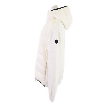 MONCLER Moncler [Excellent condition/Made in 2024] K20919B00007 CARDIGAN TRICOT hooded down jacket with cotton-knit panels