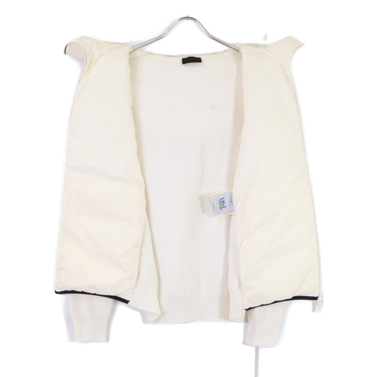 MONCLER Moncler [Excellent condition/Made in 2024] K20919B00007 CARDIGAN TRICOT hooded down jacket with cotton-knit panels