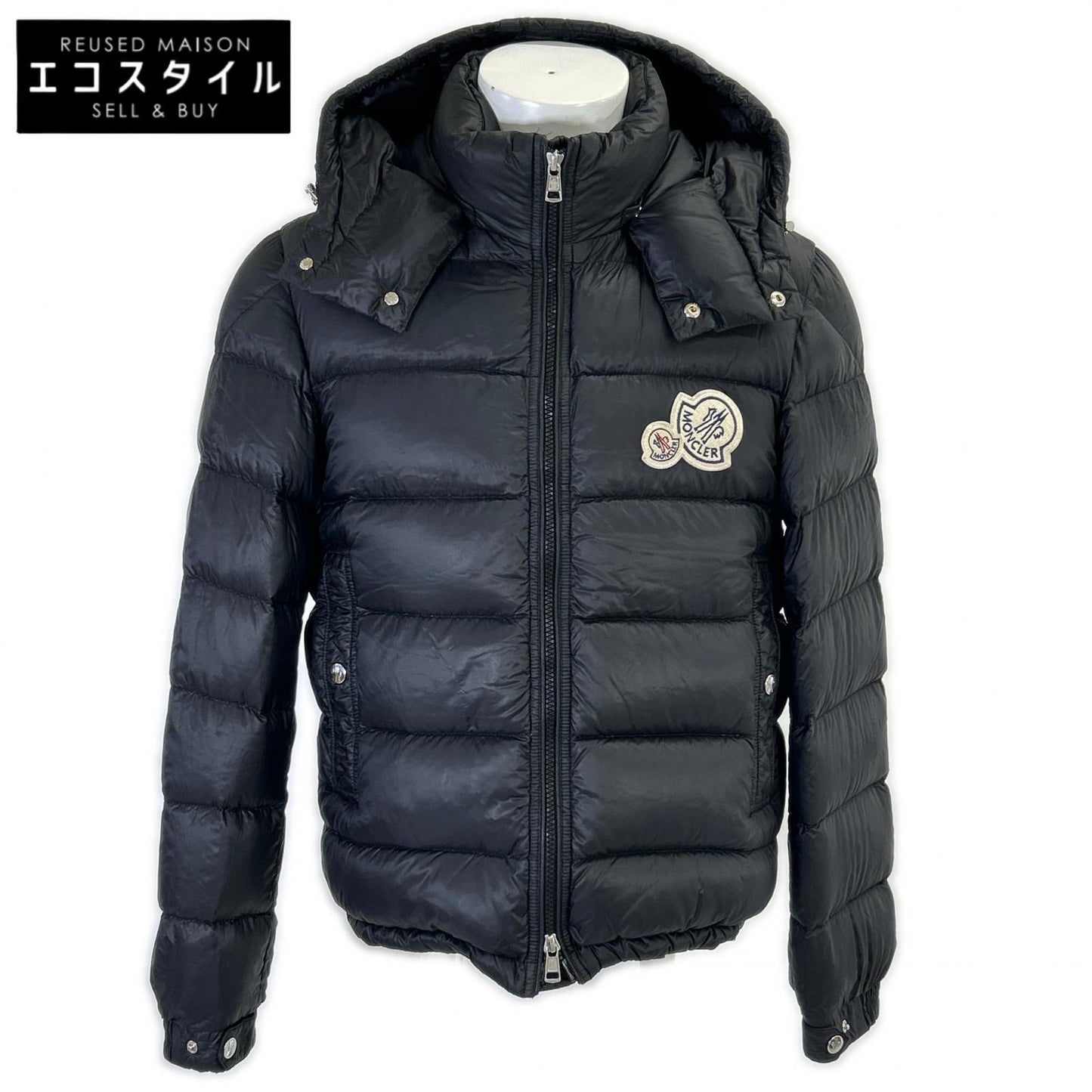 MONCLER モンクレール BRAMANT ブラマント ダブルロゴワッペン フード付 ダウンジャケット ジャケット