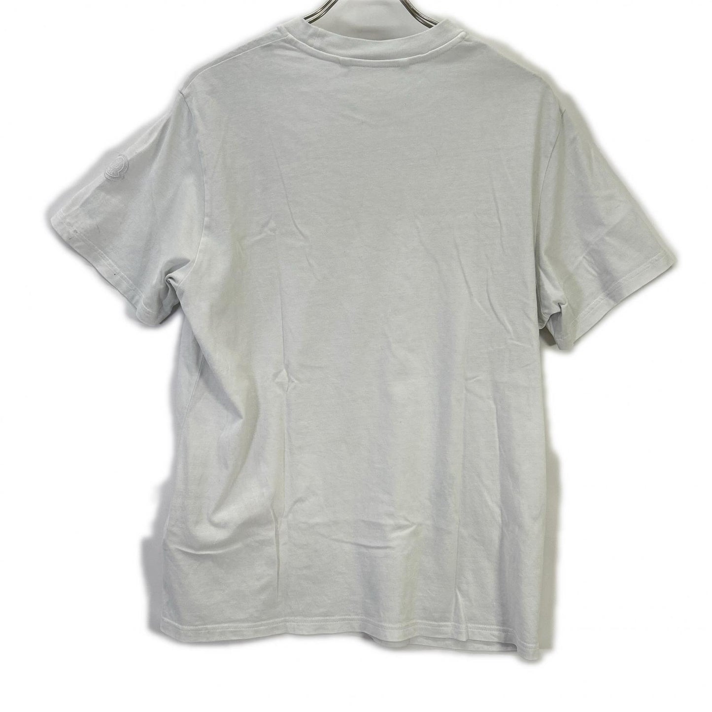 MONCLER モンクレール 25SS T-SHIRT SS ホワイト コットン ロゴプリント ショートスリーブカットソー トップス