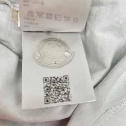 MONCLER モンクレール 25SS T-SHIRT SS ホワイト コットン ロゴプリント ショートスリーブカットソー トップス