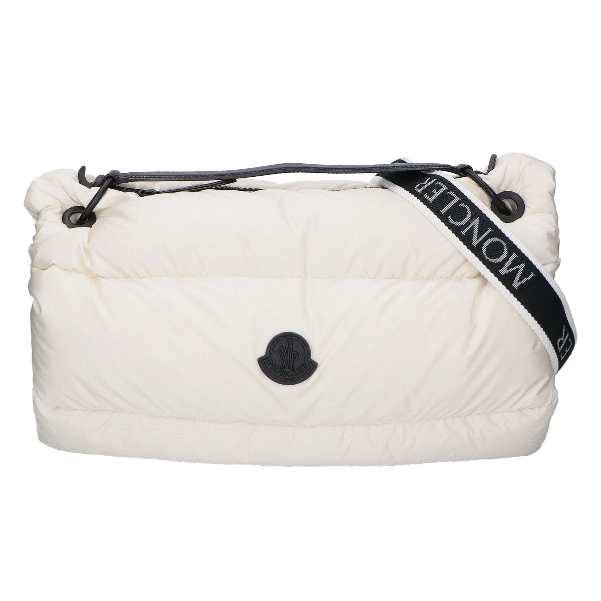 MONCLER モンクレール LEGERE ZIP TOTE レジェール ラバーロゴ 2WAYショルダー ダウン トートバッグ