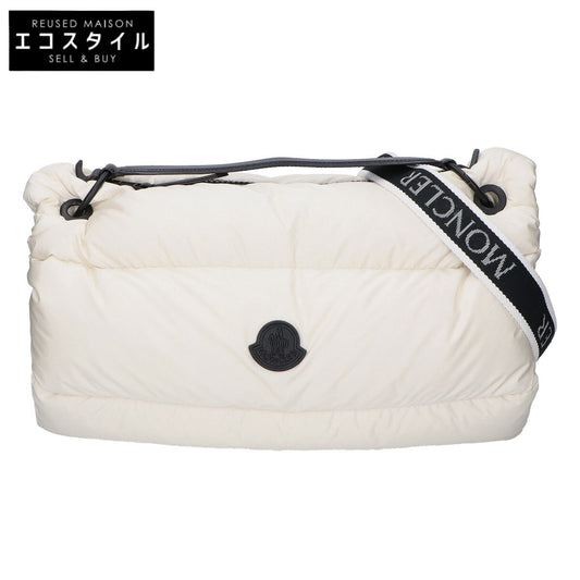 MONCLER モンクレール LEGERE ZIP TOTE レジェール ラバーロゴ 2WAYショルダー ダウン トートバッグ