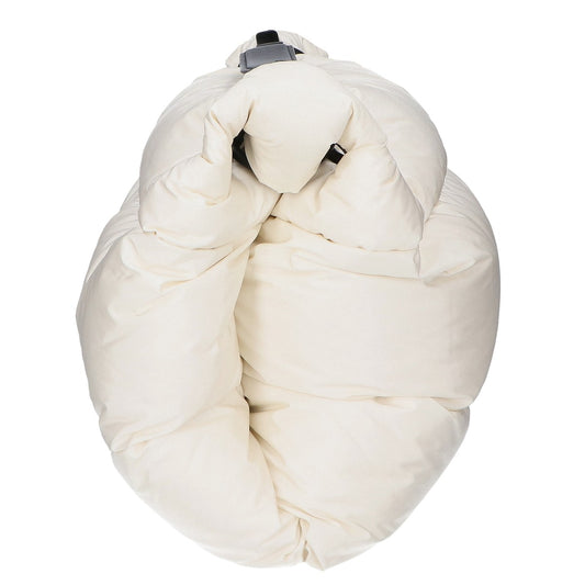 MONCLER モンクレール LEGERE ZIP TOTE レジェール ラバーロゴ 2WAYショルダー ダウン トートバッグ