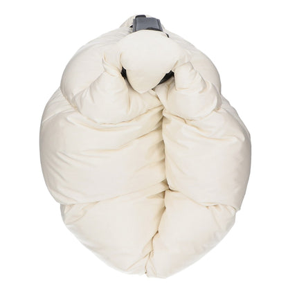 MONCLER モンクレール LEGERE ZIP TOTE レジェール ラバーロゴ 2WAYショルダー ダウン トートバッグ