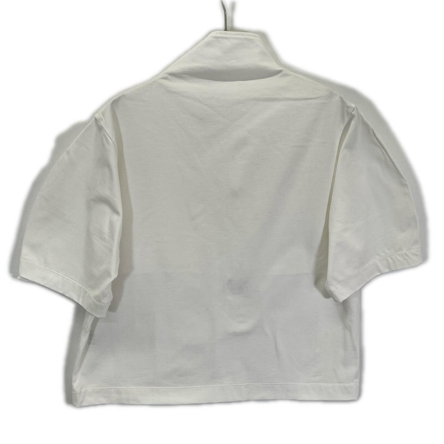 IIROT イロット ホワイト Pure Organic Cotton Blouse ボウタイショートスリーブブラウス トップス