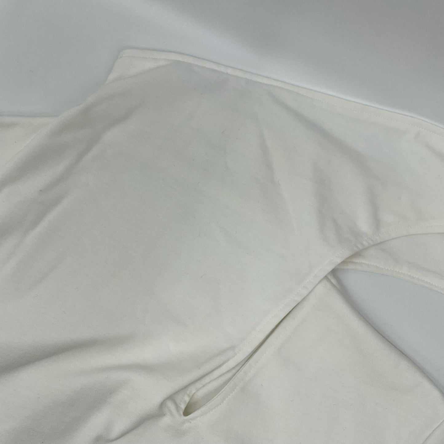 IIROT イロット ホワイト Pure Organic Cotton Blouse ボウタイショートスリーブブラウス トップス
