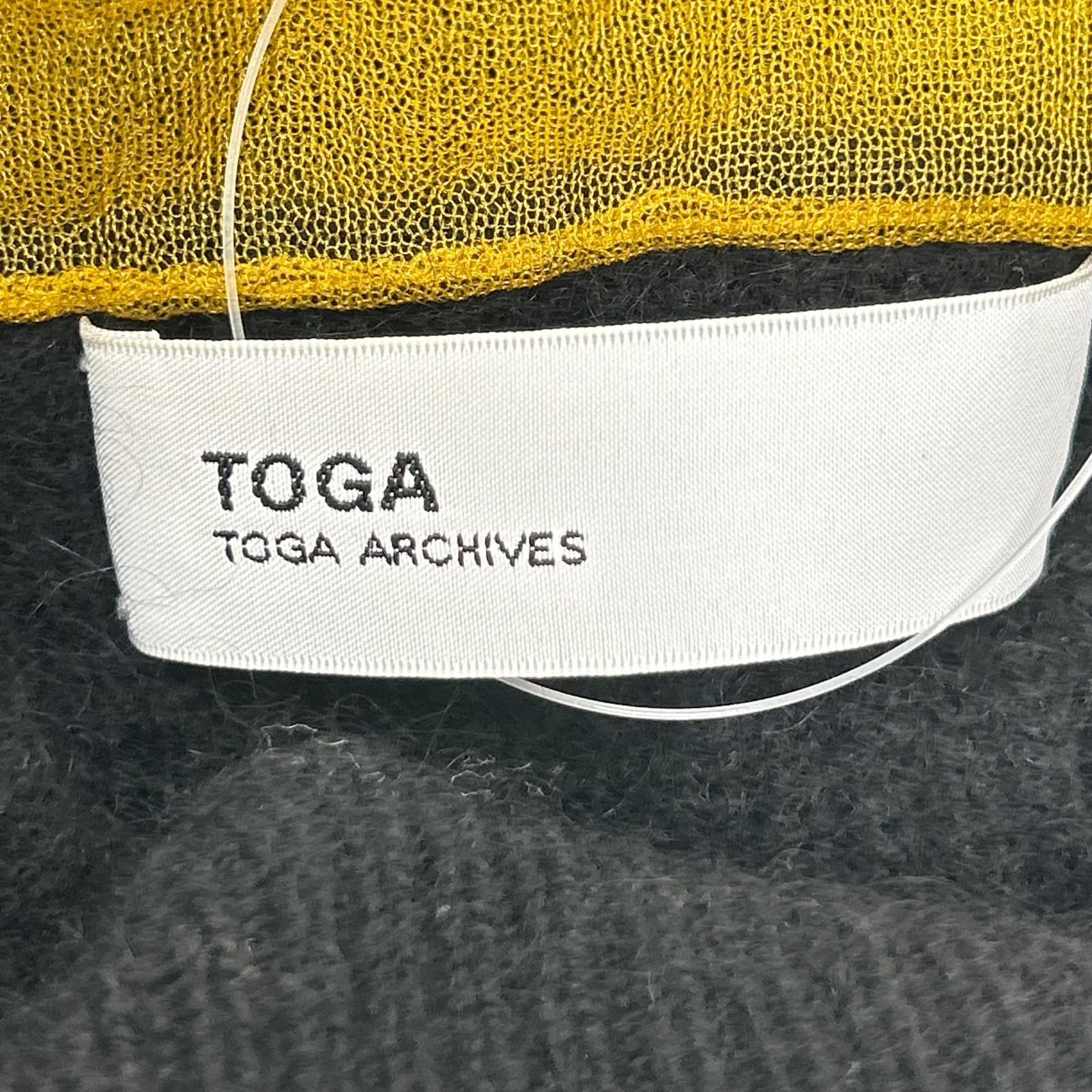 TOGA トーガ TA62-XG006 ブラック ウール100 ベルト付きニットスカート スカート