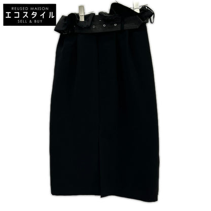 AKIRA NAKA アキラナカ AW1803BK ブラック Antonina Skirt ベルテッドスカート スカート