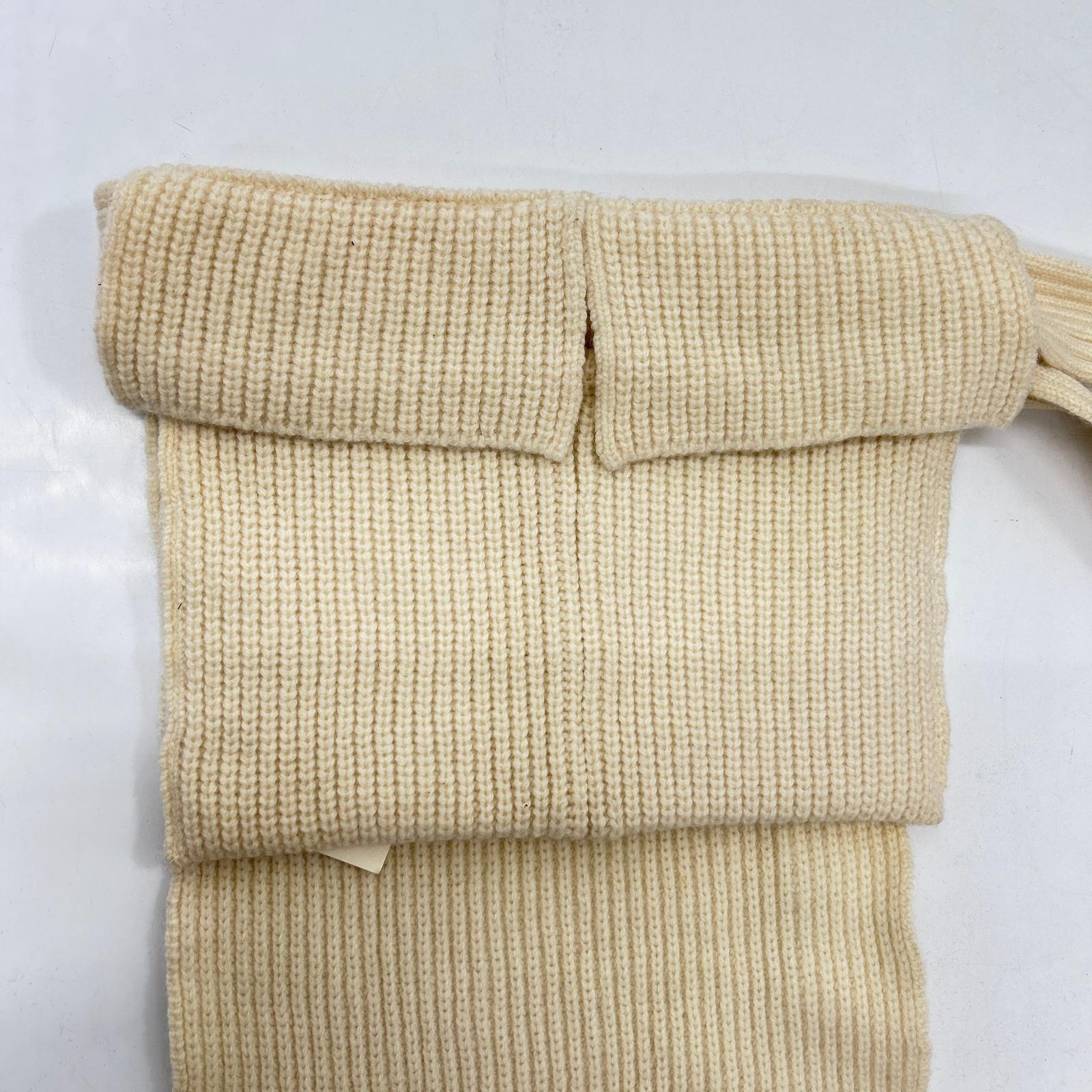 TAN タン TN18AW002 アイボリー ウール100 ラップエプロン ニットスカート スカート