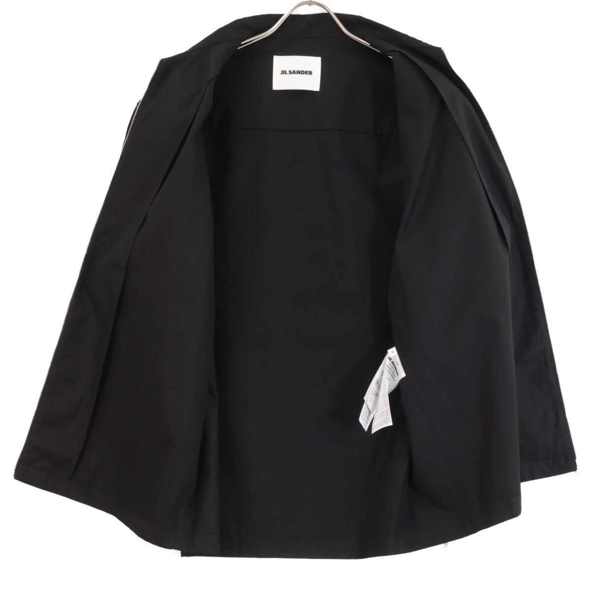JILSANDER ジルサンダー 【新品同様/国内正規/26年製】J22DL0355 SHIRT コットン フロントジップ 半袖シャツ トップス