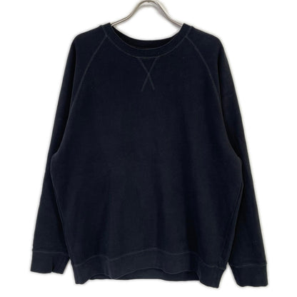 SUNSPEL for Ron Herman 4120900119 Black Cotton Loopback Raglan-Sleeve Sweatshirt Pullover Tops
