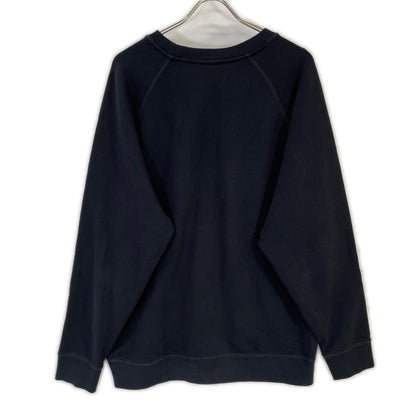 SUNSPEL for Ron Herman 4120900119 Black Cotton Loopback Raglan-Sleeve Sweatshirt Pullover Tops