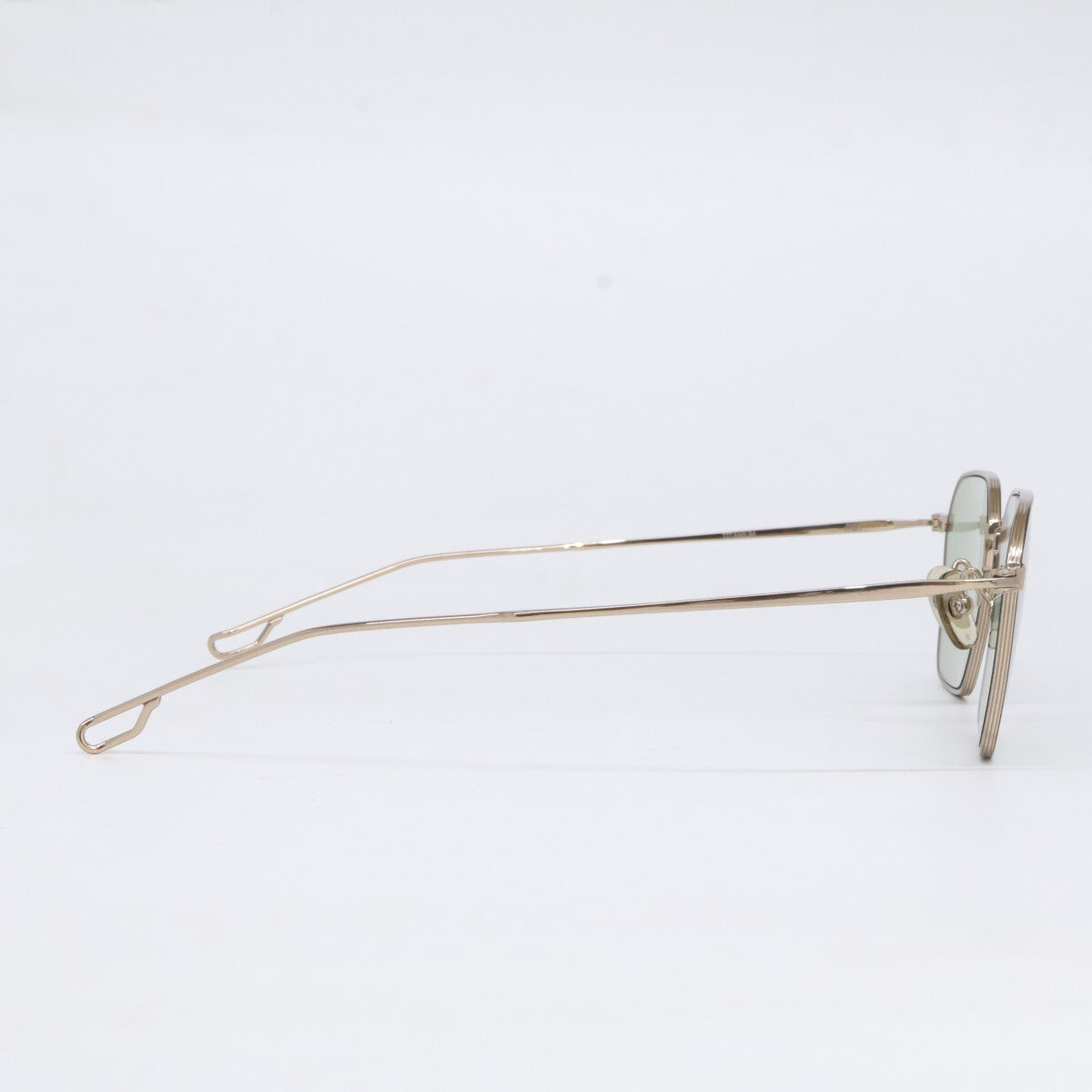 999.9 フォーナインズ 【美品】999.9 feelsun フォーナインズフィールサン F-20S 1 TITANIUM ヘキサゴンシェイプ サングラス