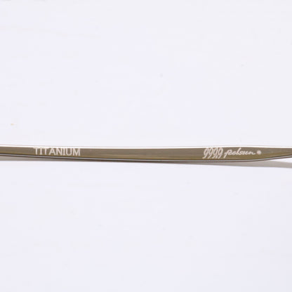 999.9 フォーナインズ 【美品】999.9 feelsun フォーナインズフィールサン F-20S 1 TITANIUM ヘキサゴンシェイプ サングラス
