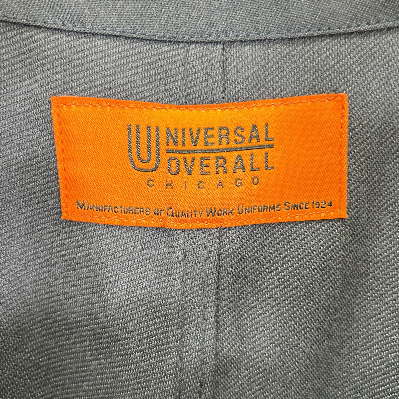 UNIVERSAL OVERALL ユニバーサルオーバーオール ネイビー 4P ワイドシルエット オーバーオール スーツ セットアップ