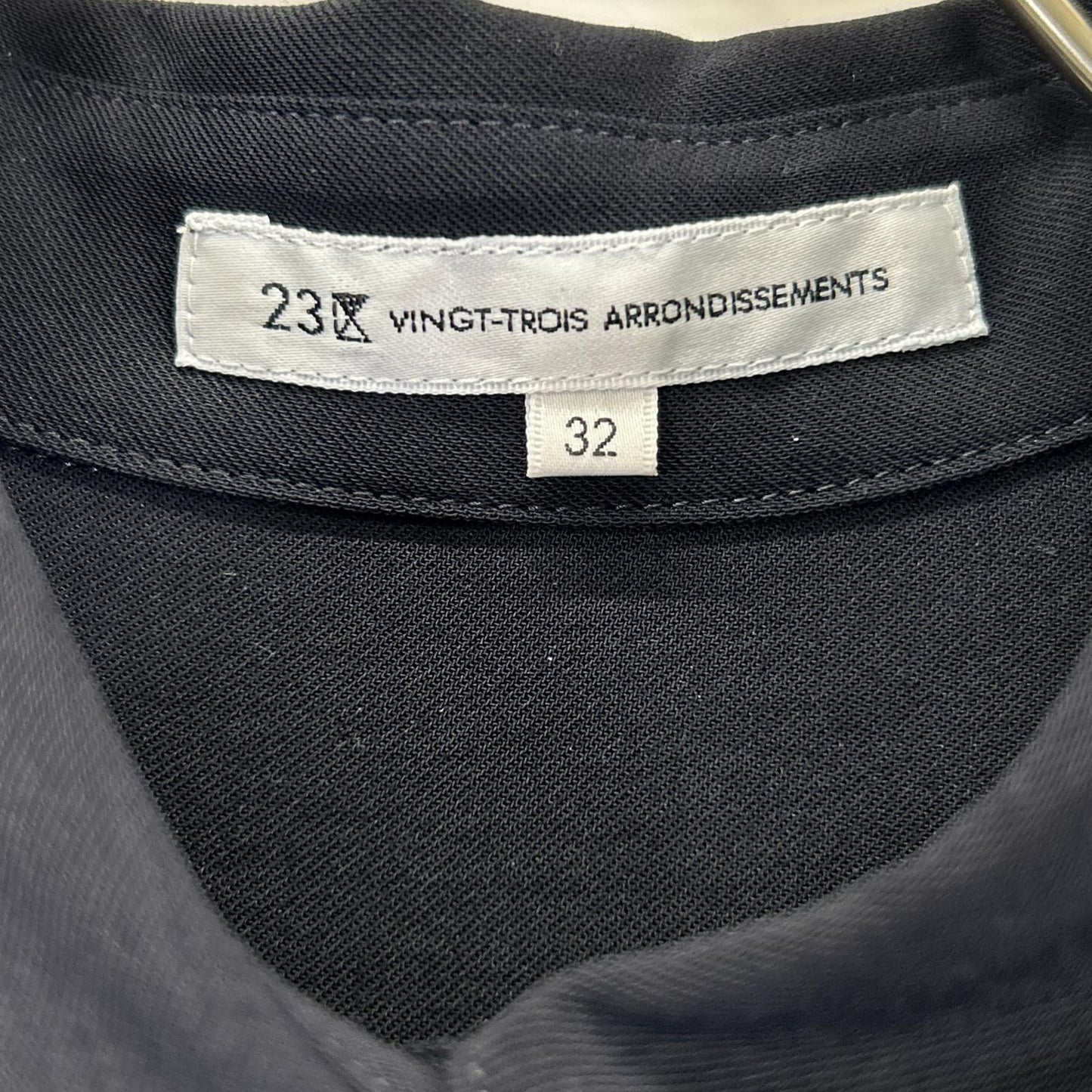 23区 23区 26SS ネイビー ドライ2WAYツイル ワンピース ワンピース