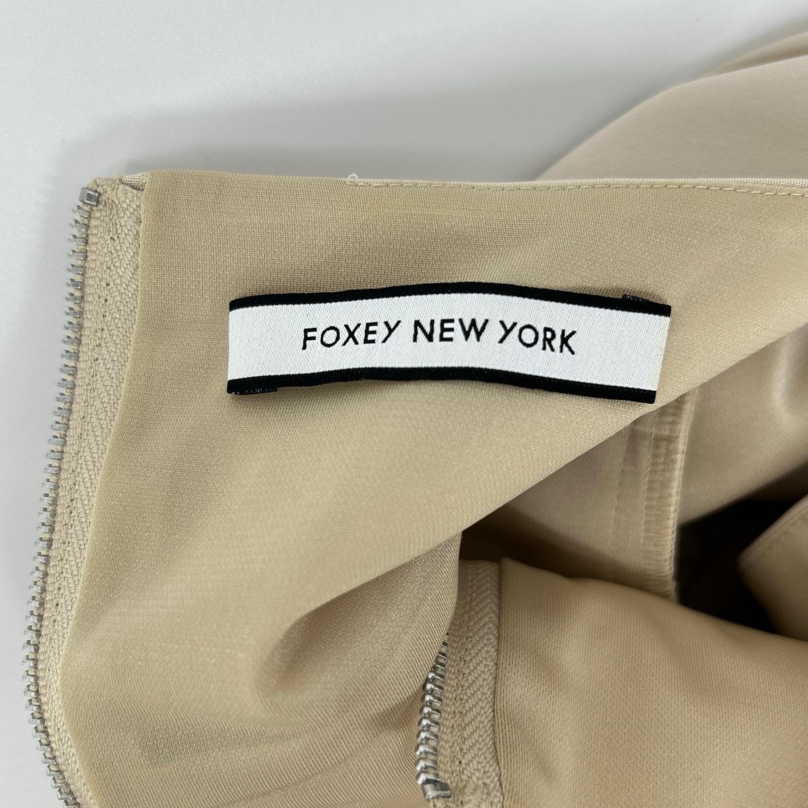 FOXEY NEW YORK フォクシーニューヨーク 33124 ライトベージュ プライベートスクール ワンピース ワンピース