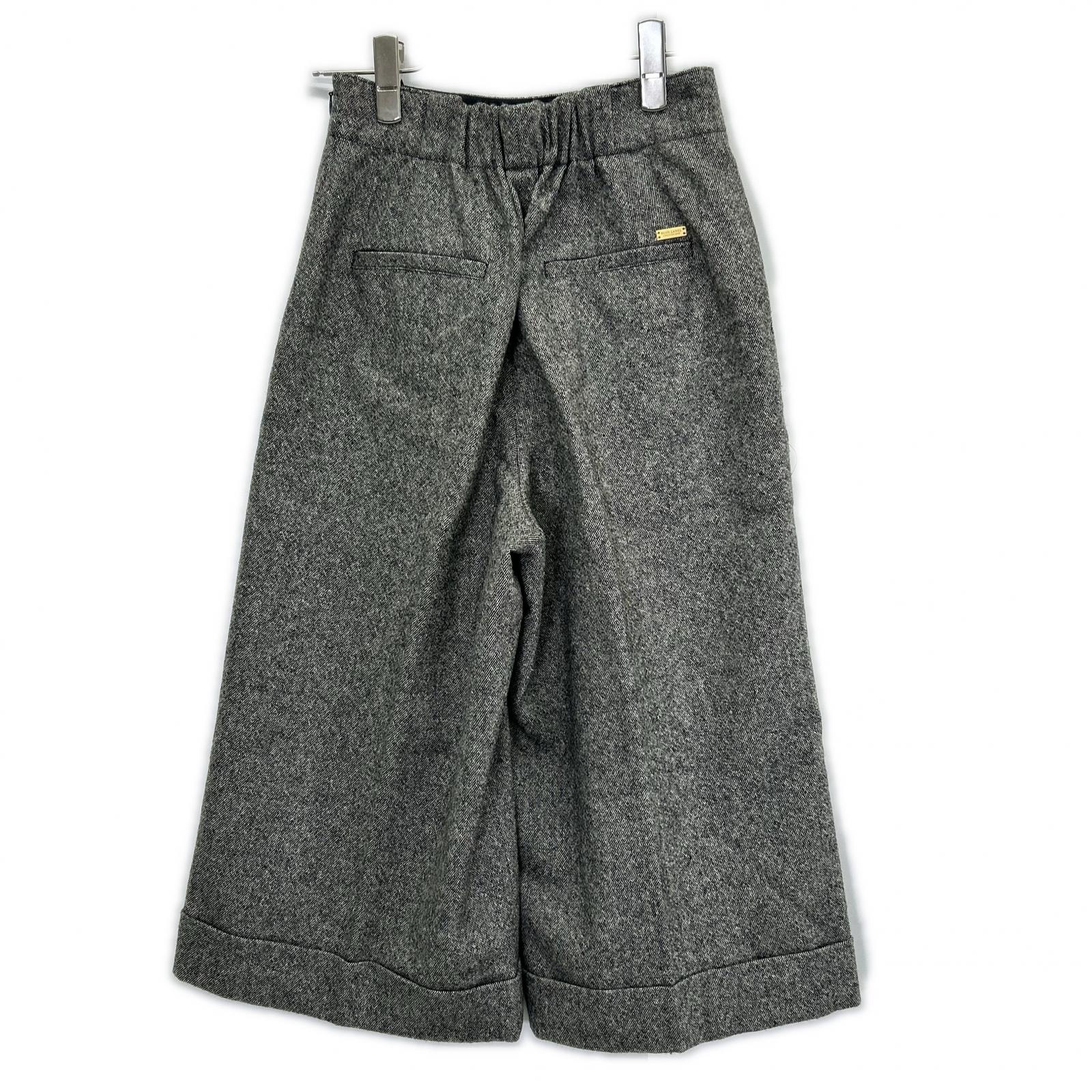BLUE LABEL CRESTBRIDGE ブルーレーベルクレストブリッジ グレー レーヨン混 金釦 キュロットパンツ ボトムス