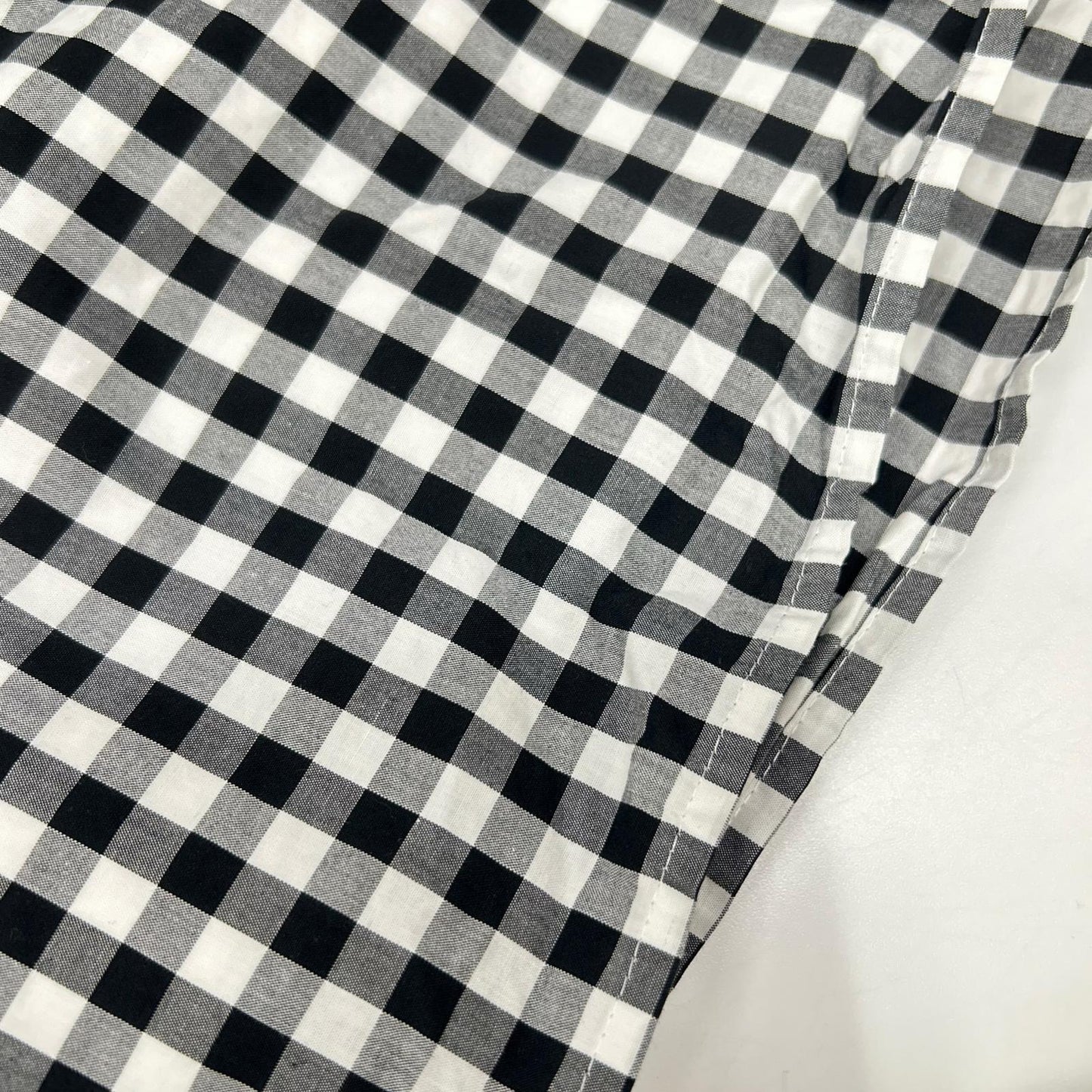 BLUE LABEL CRESTBRIDGE ブルーレーベルクレストブリッジ ブラック×ホワイト コットン ギンガムチェック シャツワンピース ワンピース