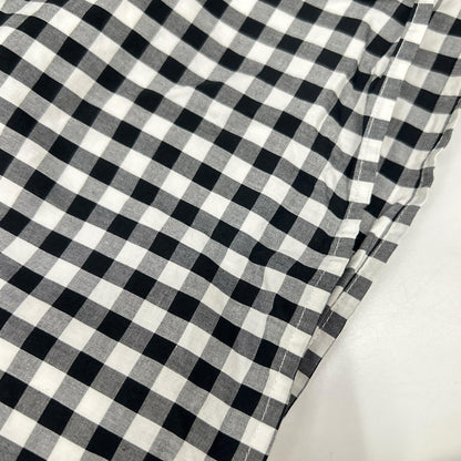 BLUE LABEL CRESTBRIDGE ブルーレーベルクレストブリッジ ブラック×ホワイト コットン ギンガムチェック シャツワンピース ワンピース