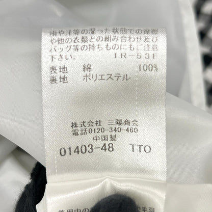 BLUE LABEL CRESTBRIDGE ブルーレーベルクレストブリッジ ブラック×ホワイト コットン ギンガムチェック シャツワンピース ワンピース