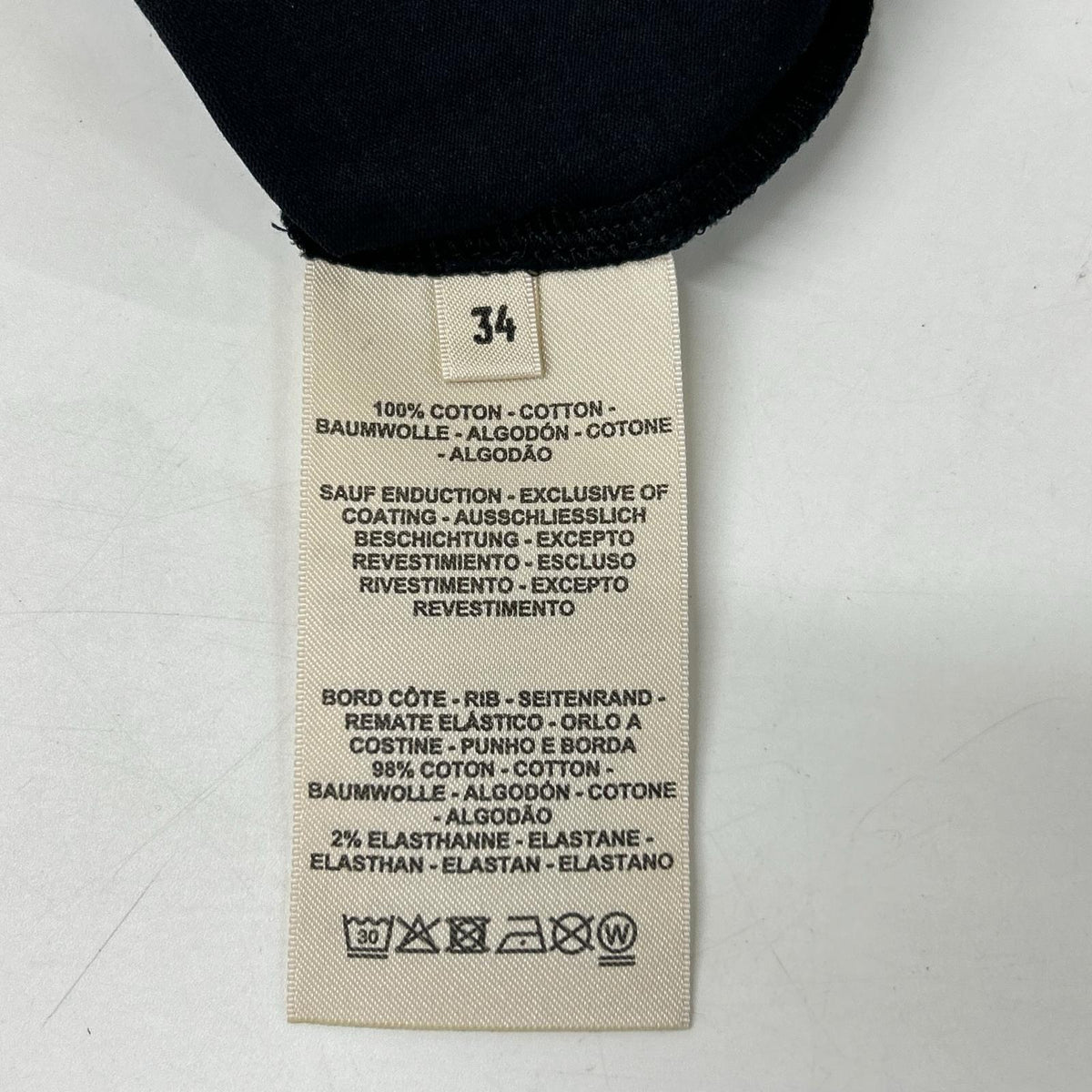 HERMES エルメス 24AW 4H4643DA ブラック カルトゥッシュ モール ショートスリーブカットソー トップス