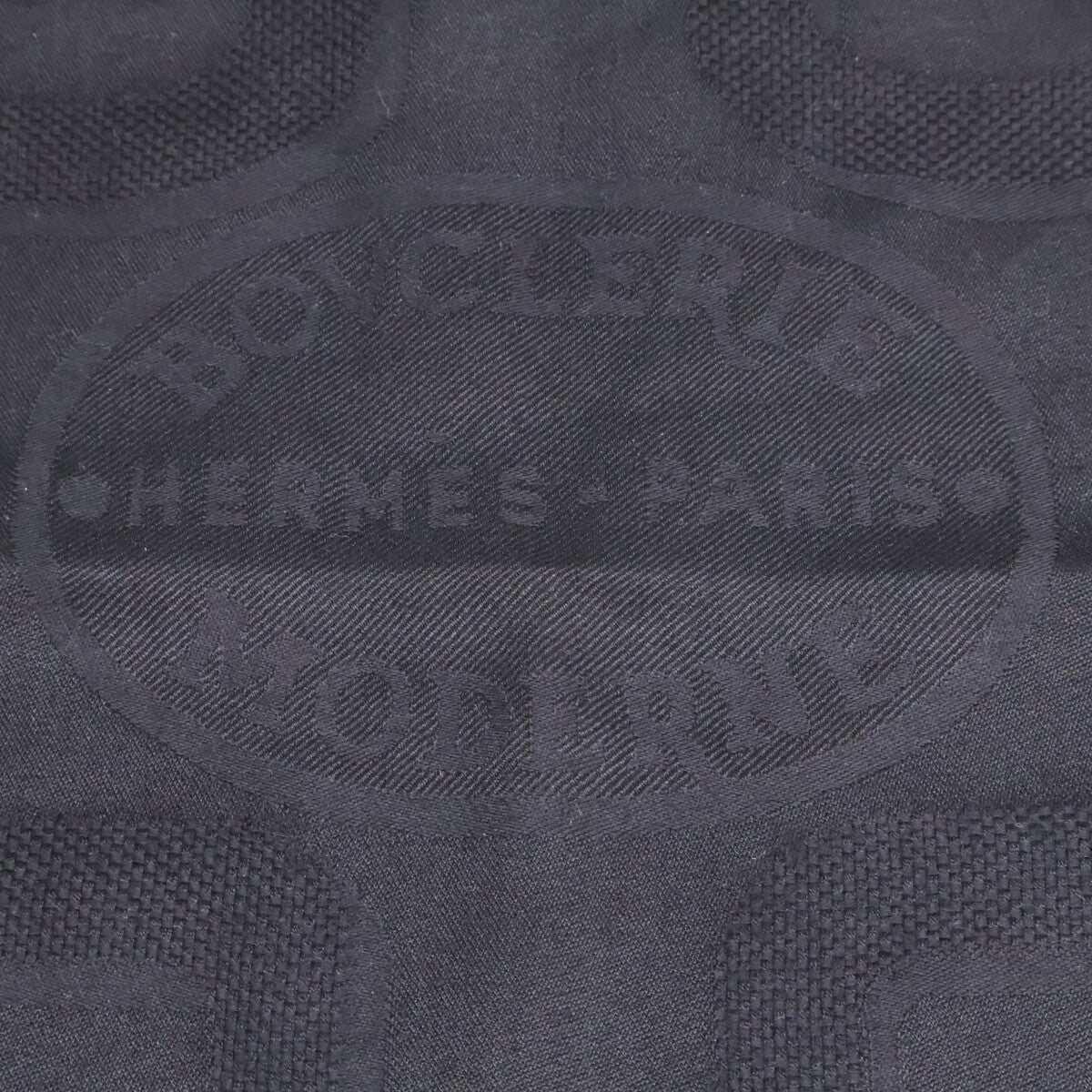 HERMES エルメス 【美品】BOUCLERIE MODERNE モダンなバックル カシミヤ/シルク カレ115 スカーフ